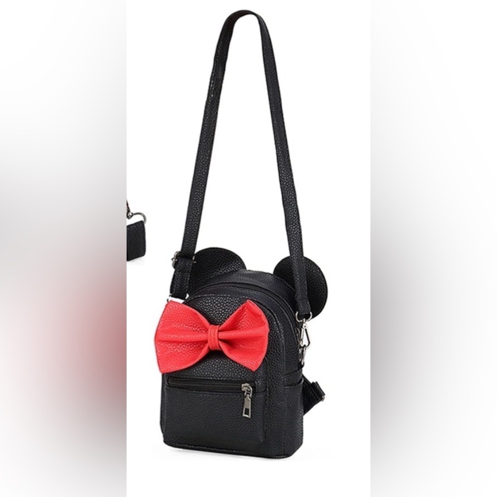 Sunwel Fashion | mini convertible backpack/crossbody Minnie Mouse bag - Picture 3 of 16